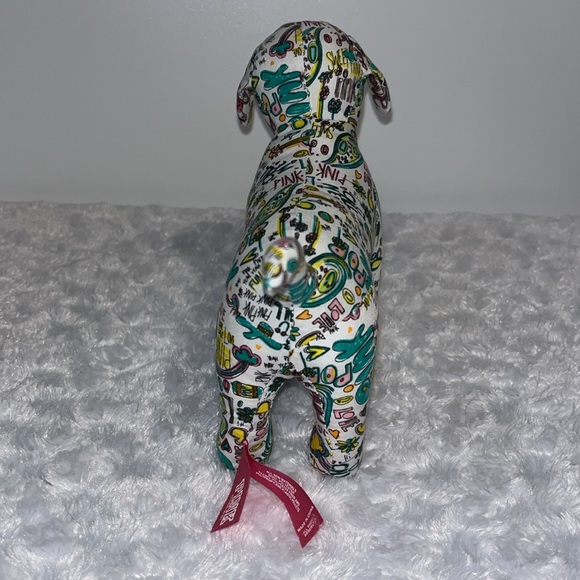 PINK Victoria’s Secret Graffiti Plush Doggie - Picture 4 of 7